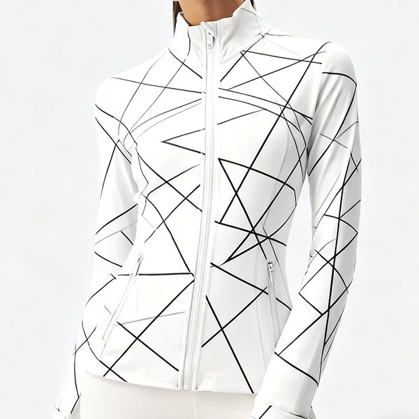 Women's top with unique lines and a tight fit