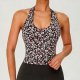 Women's halter neck floral design camisole
